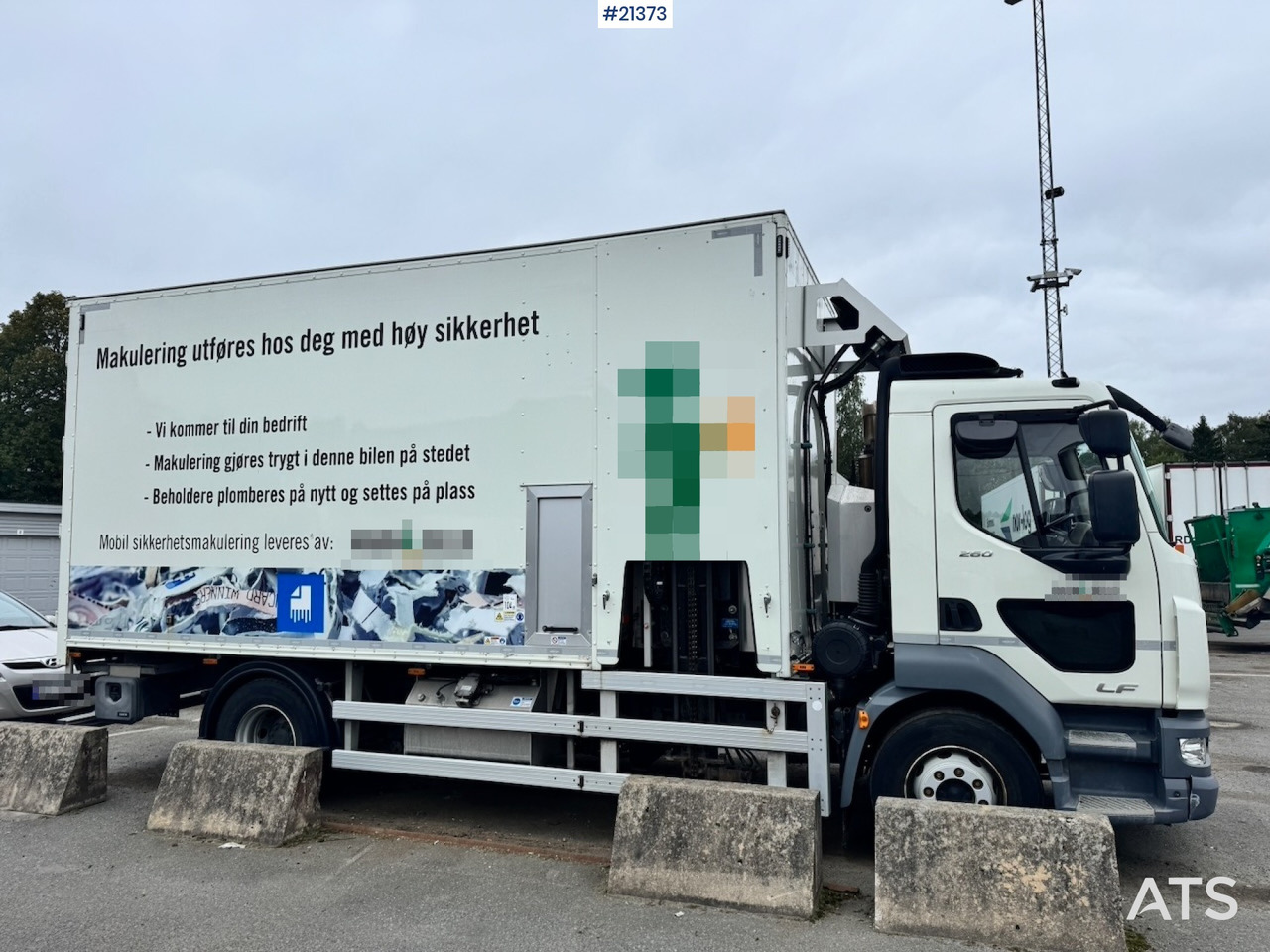 DAF LF 260 Makuleringsbil. 37 000 km! Må Sees! - Industrial waste shredder, Truck: picture 5 DAF LF 260 Makuleringsbil. 37 000 km! Må Sees! - Industrial waste shredder, Truck: picture 5