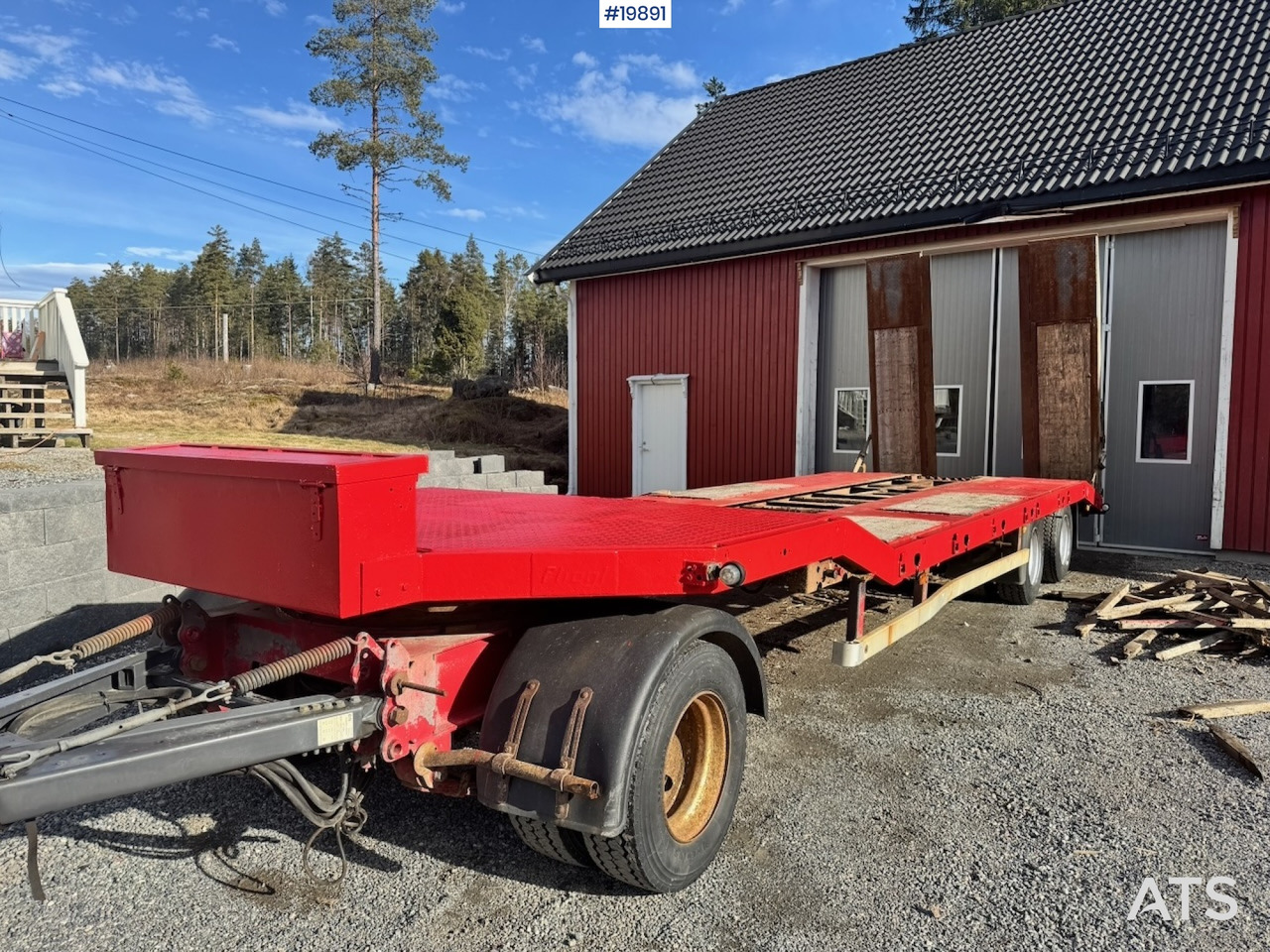 Damm 3 aks maskinslep - Low loader trailer: picture 2 Damm 3 aks maskinslep - Low loader trailer: picture 2