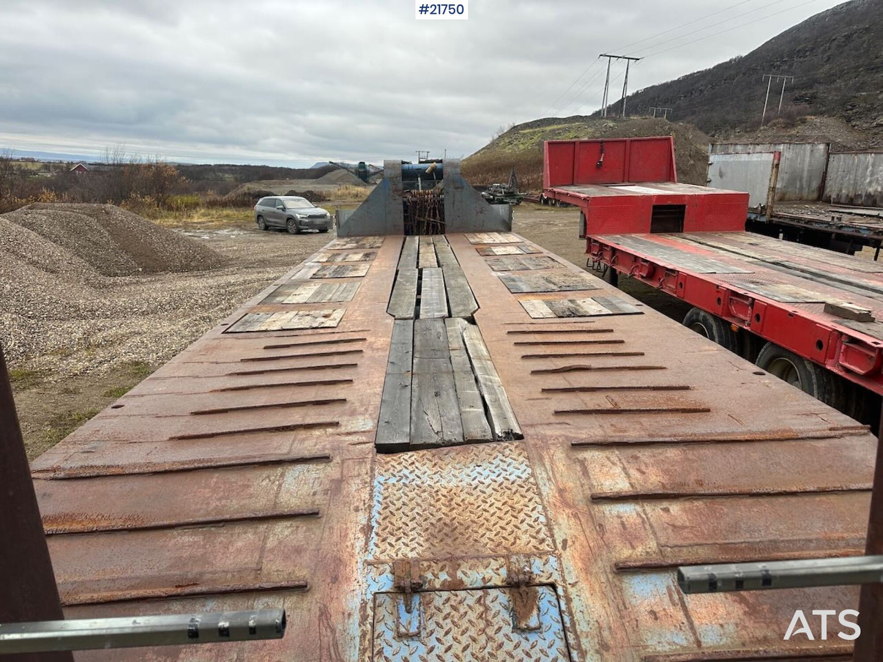 Damm 6-SD-355 6 akslet maskintralle - Low loader semi-trailer: picture 3 Damm 6-SD-355 6 akslet maskintralle - Low loader semi-trailer: picture 3