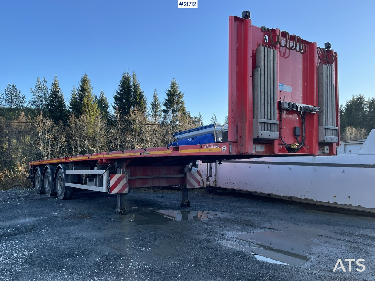 Doll P3H-Z18 Rettsemi med uttrekk - Dropside/ Flatbed semi-trailer: picture 1 Doll P3H-Z18 Rettsemi med uttrekk - Dropside/ Flatbed semi-trailer: picture 1