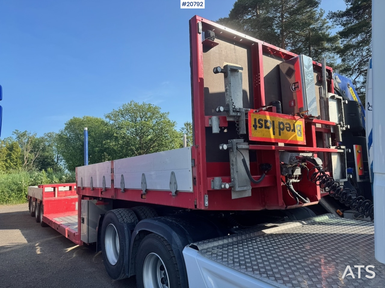 HRD Brønnsemi - Low loader semi-trailer: picture 1 HRD Brønnsemi - Low loader semi-trailer: picture 1