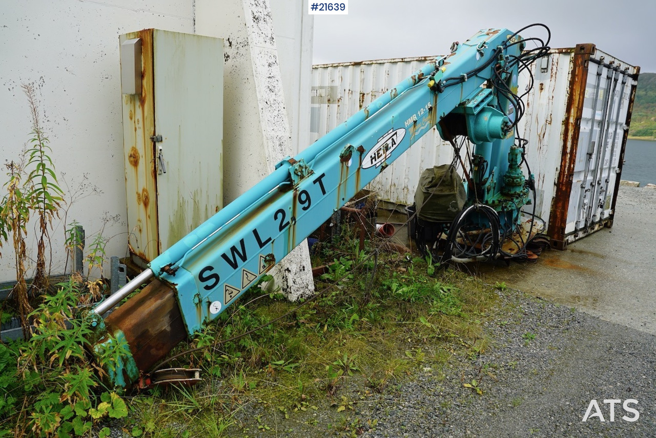 Heila Heila HMR12-1S kran med vinsj (stått på båt) - Truck mounted crane: picture 1 Heila Heila HMR12-1S kran med vinsj (stått på båt) - Truck mounted crane: picture 1