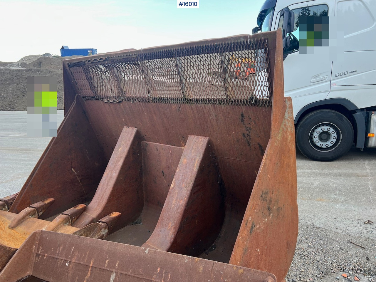 Hjullasterskuffe m/ liten BM feste - Excavator bucket for Construction machinery: picture 5 Hjullasterskuffe m/ liten BM feste - Excavator bucket for Construction machinery: picture 5
