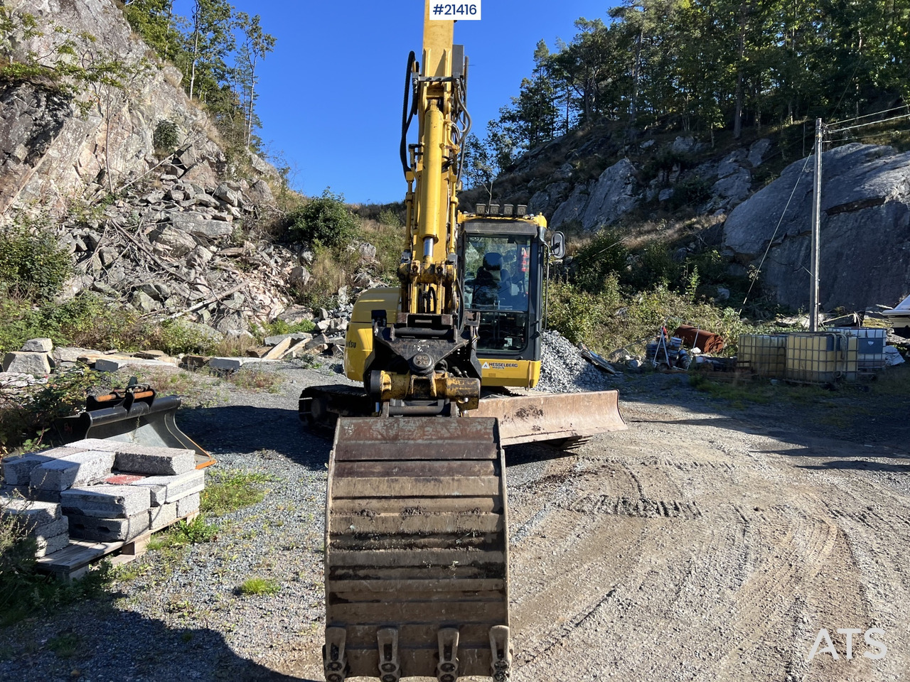 Komatsu PC78us Gravemaskin m/ Rototilt, pusseskuffe, smalskuffe og graveskuffe - Crawler excavator: picture 5 Komatsu PC78us Gravemaskin m/ Rototilt, pusseskuffe, smalskuffe og graveskuffe - Crawler excavator: picture 5