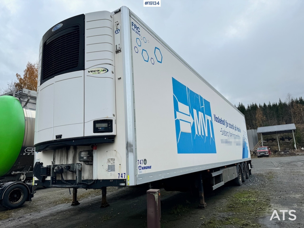 Krone Thermotralle m/ Carrier. - Refrigerator semi-trailer: picture 1 Krone Thermotralle m/ Carrier. - Refrigerator semi-trailer: picture 1