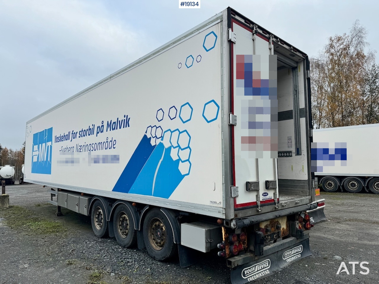 Krone Thermotralle m/ Carrier. - Refrigerator semi-trailer: picture 2 Krone Thermotralle m/ Carrier. - Refrigerator semi-trailer: picture 2