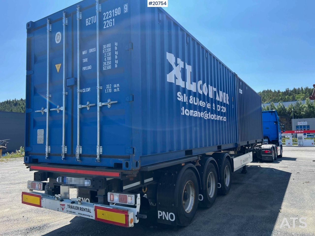 Krone containerhenger - Container transporter/ Swap body semi-trailer: picture 3 Krone containerhenger - Container transporter/ Swap body semi-trailer: picture 3