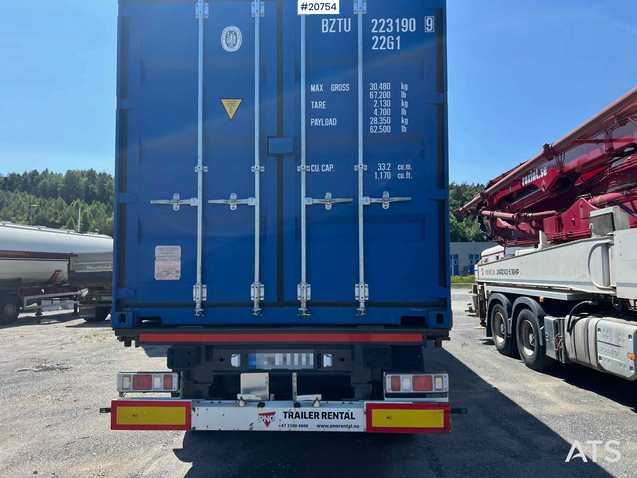 Krone containerhenger - Container transporter/ Swap body semi-trailer: picture 5 Krone containerhenger - Container transporter/ Swap body semi-trailer: picture 5