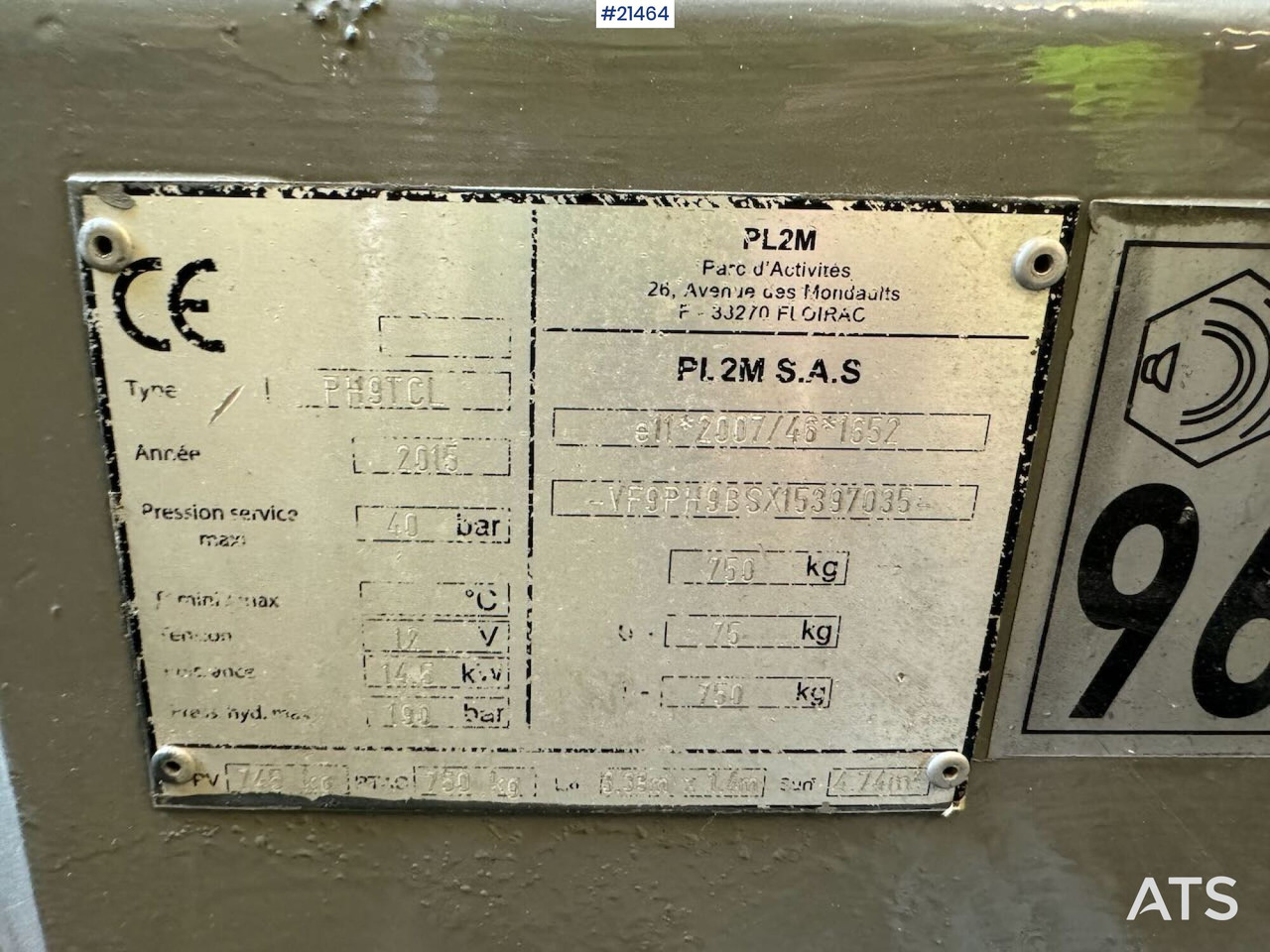 Lancy PH9TCL Gysepumpe - Stationary concrete pump: picture 4 Lancy PH9TCL Gysepumpe - Stationary concrete pump: picture 4