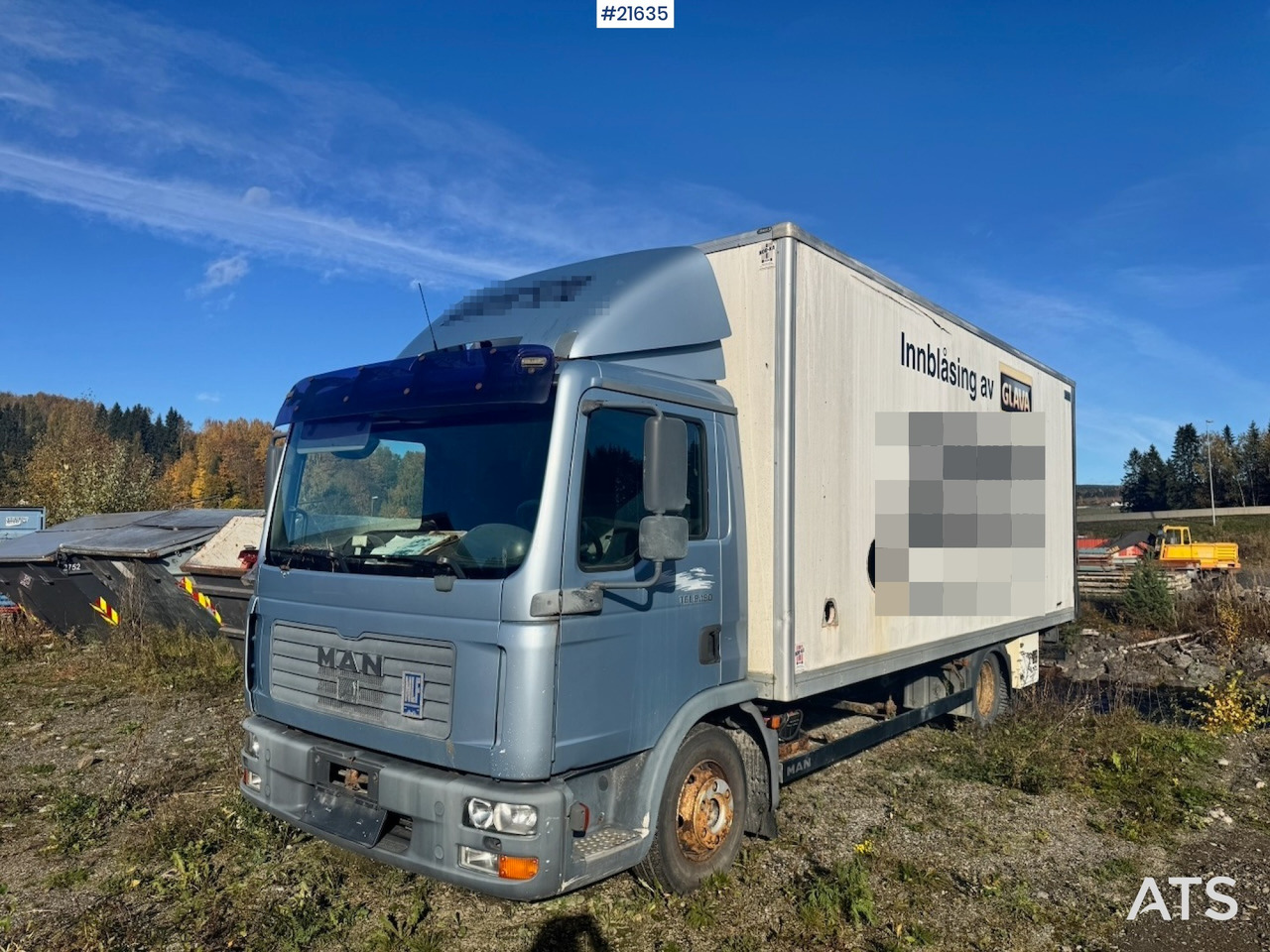 MAN MAN TGL 8.180 4x2 Skapbil - Box truck: picture 1 MAN MAN TGL 8.180 4x2 Skapbil - Box truck: picture 1
