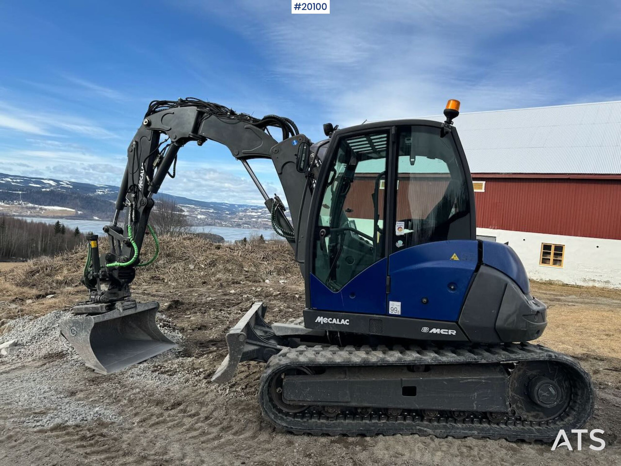 Mecalac 8 MCR-T4 - Mini excavator: picture 2 Mecalac 8 MCR-T4 - Mini excavator: picture 2