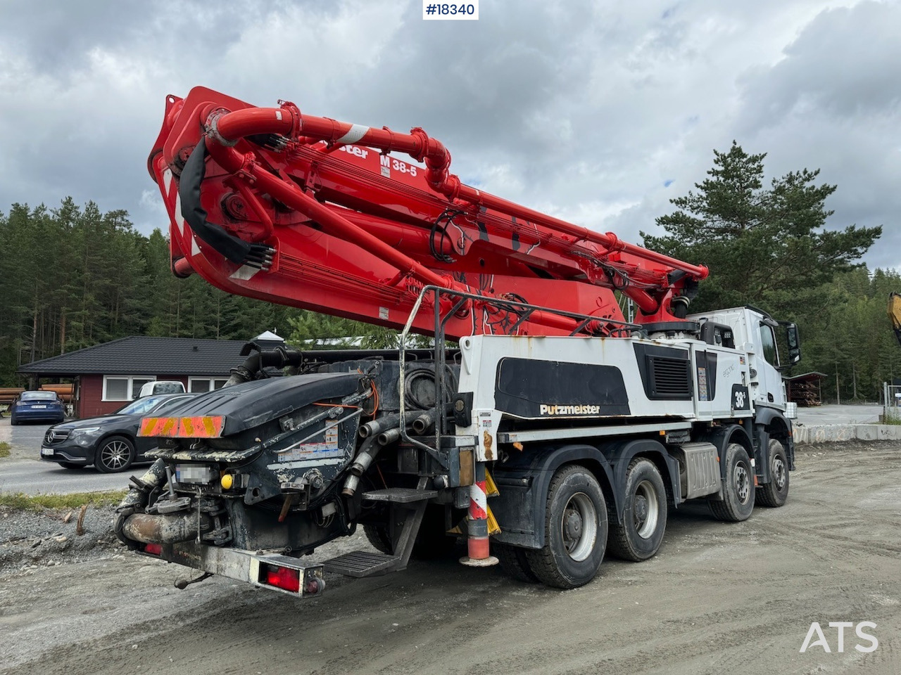 Mercedes Arocs - Concrete pump truck: picture 3 Mercedes Arocs - Concrete pump truck: picture 3