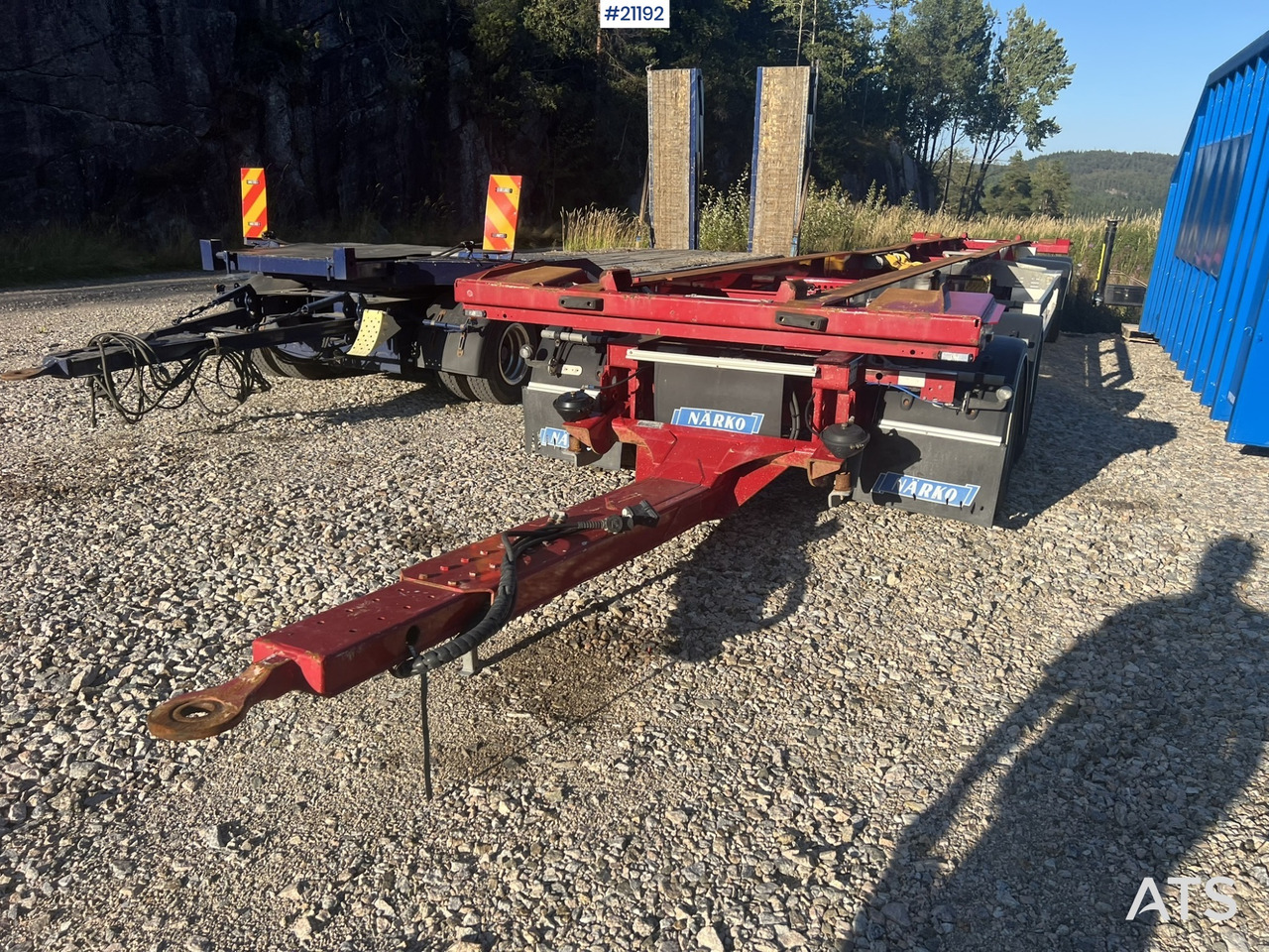 Narko 4 akslet container henger - Roll-off/ Skip trailer: picture 3 Narko 4 akslet container henger - Roll-off/ Skip trailer: picture 3