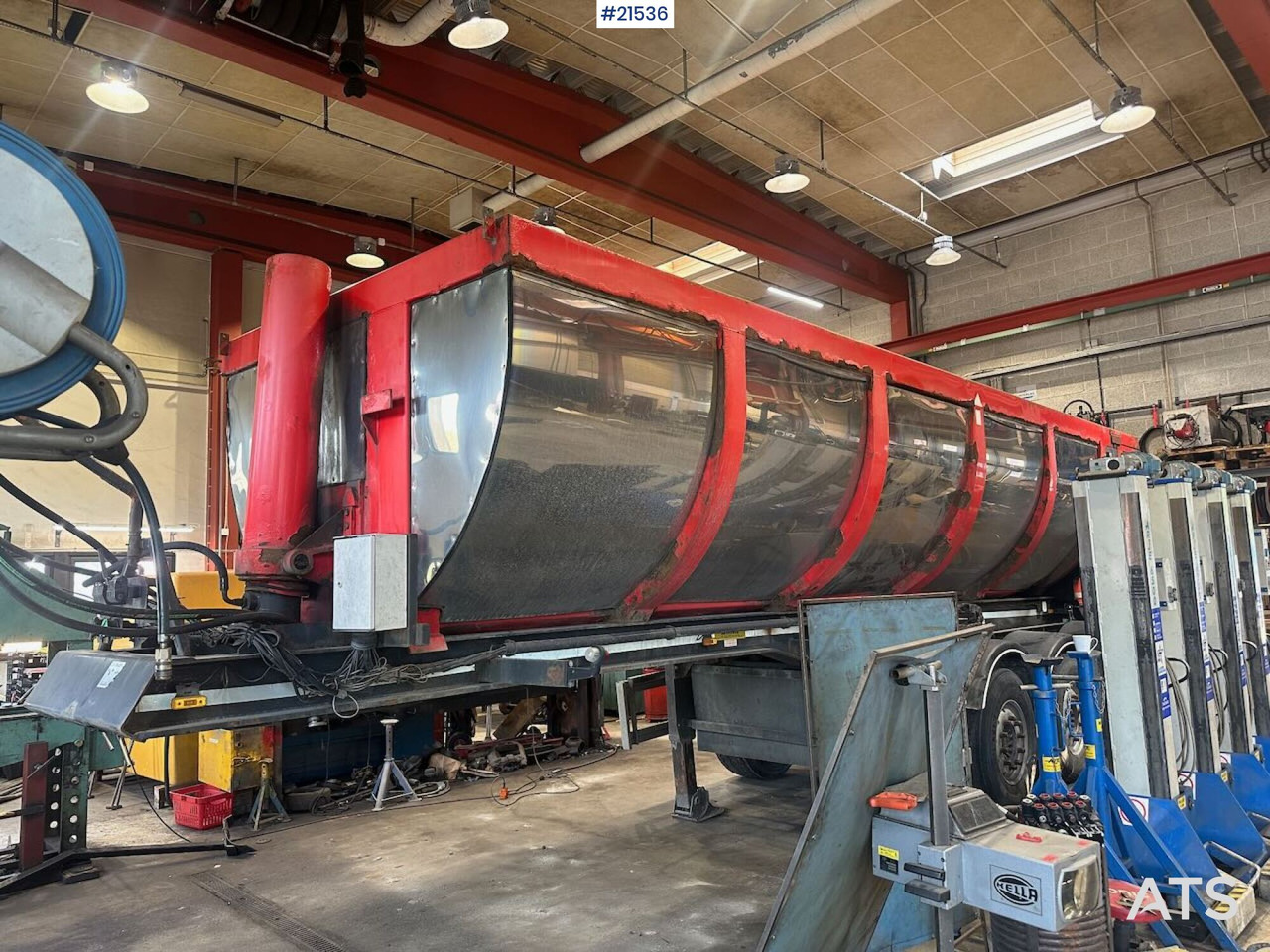 Nor-Slep SE-42 3 akslet tippsemi m/ kapellduk - Tipper semi-trailer: picture 1 Nor-Slep SE-42 3 akslet tippsemi m/ kapellduk - Tipper semi-trailer: picture 1