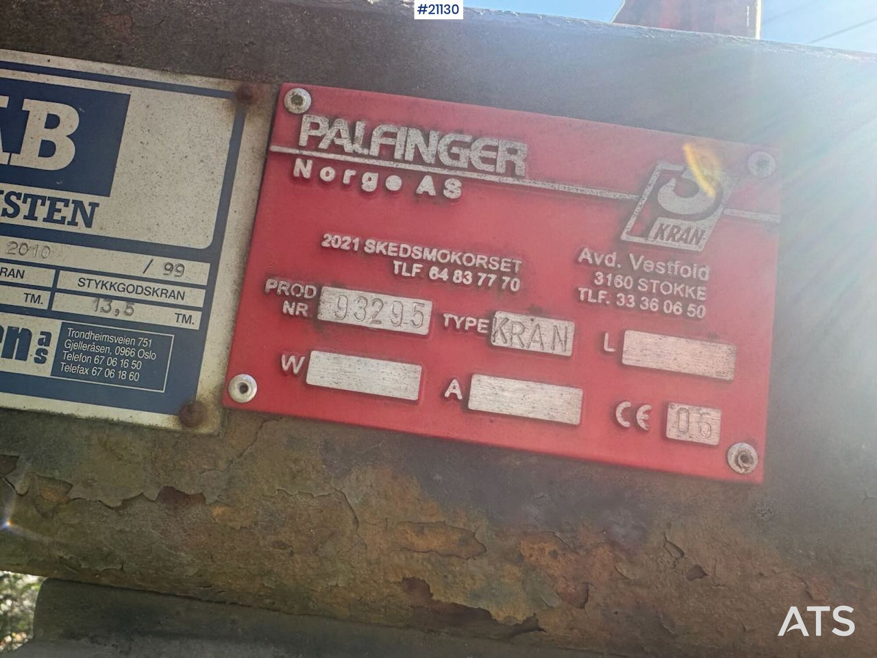 Truck mounted crane for Truck Palfinger PK 13000: picture 19 Truck mounted crane for Truck Palfinger PK 13000: picture 19