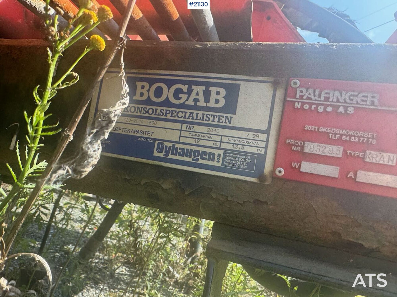 Truck mounted crane for Truck Palfinger PK 13000: picture 18 Truck mounted crane for Truck Palfinger PK 13000: picture 18