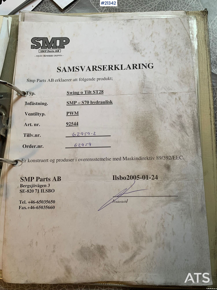 SMP S70 Rotortilt - Tiltrotator: picture 3 SMP S70 Rotortilt - Tiltrotator: picture 3