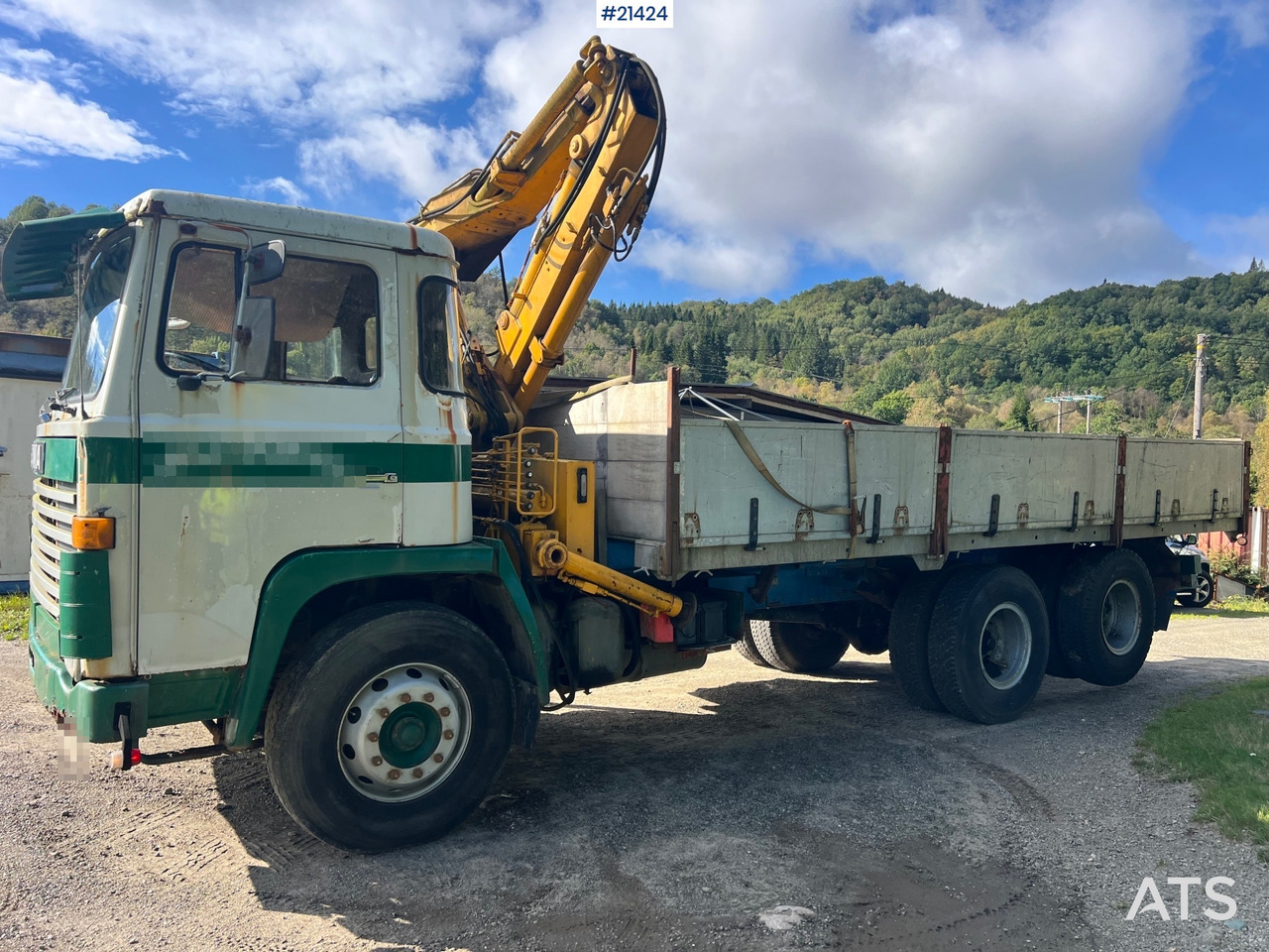 Crane truck Scania LB 81 6x2 Kranbil m/ 10t/m kran og tipp Rep.Objekt: picture 8