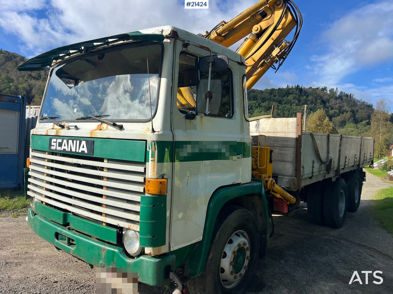 Crane truck Scania LB 81 6x2 Kranbil m/ 10t/m kran og tipp Rep.Objekt: picture 7