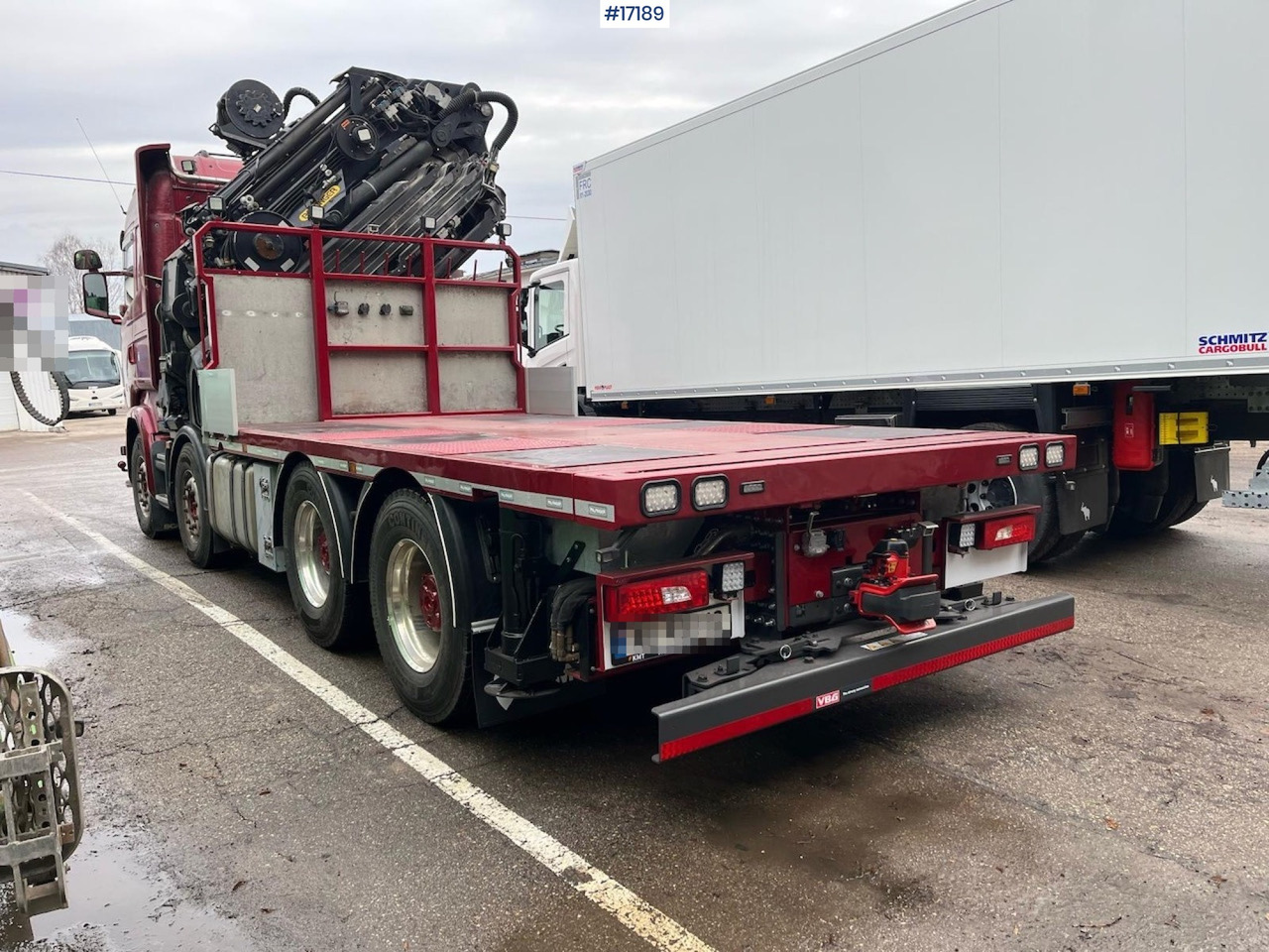 Scania R520 - Dropside/ Flatbed truck, Crane truck: picture 5 Scania R520 - Dropside/ Flatbed truck, Crane truck: picture 5