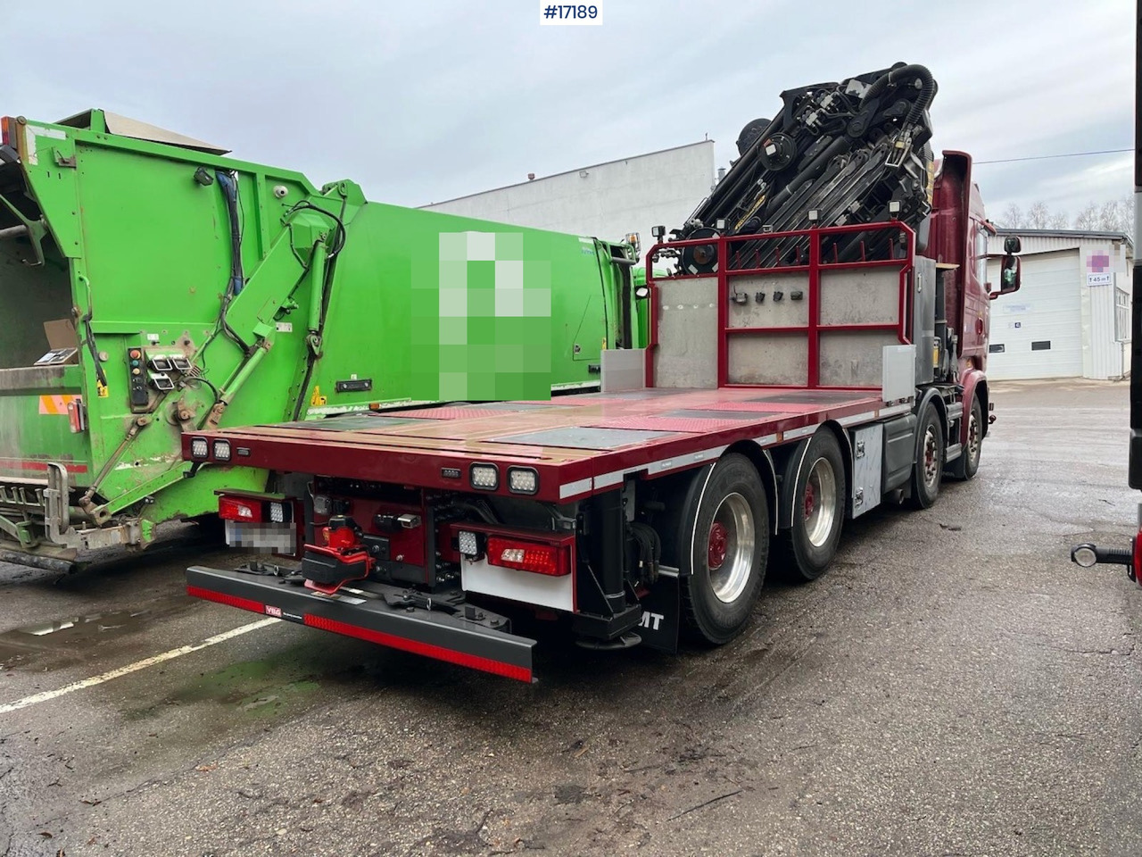 Scania R520 - Dropside/ Flatbed truck, Crane truck: picture 4 Scania R520 - Dropside/ Flatbed truck, Crane truck: picture 4