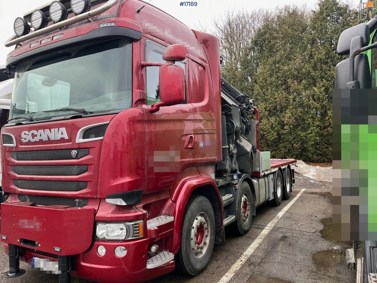 Scania R520 - Dropside/ Flatbed truck, Crane truck: picture 1 Scania R520 - Dropside/ Flatbed truck, Crane truck: picture 1