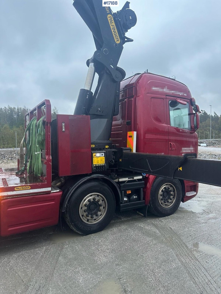 Scania R580 - Dropside/ Flatbed truck, Crane truck: picture 3 Scania R580 - Dropside/ Flatbed truck, Crane truck: picture 3