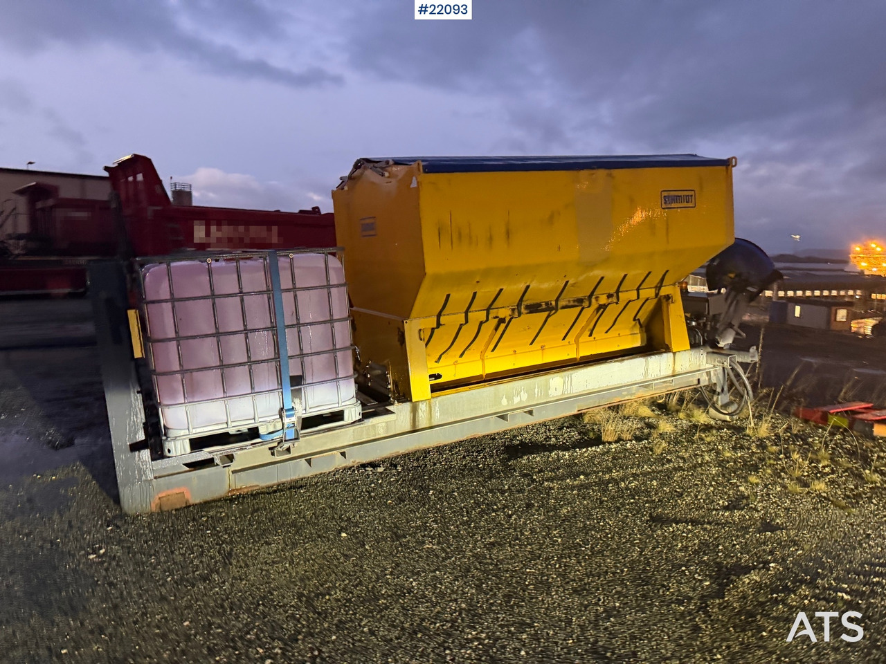 Schmidt Stratos B70C-30 salt/sand strøer m/ krokramme - Sand/ Salt spreader: picture 3 Schmidt Stratos B70C-30 salt/sand strøer m/ krokramme - Sand/ Salt spreader: picture 3