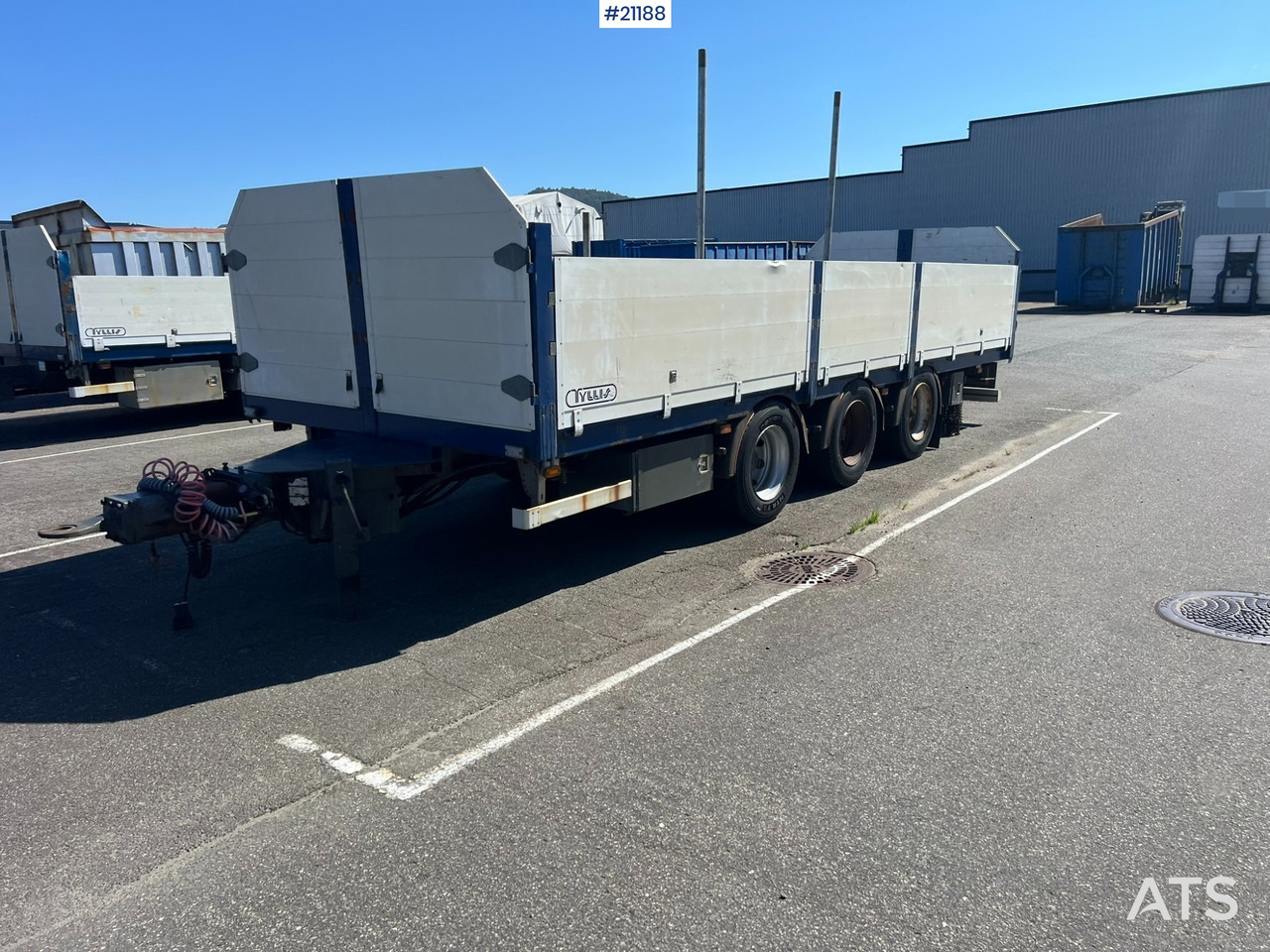 Dropside/ Flatbed trailer Tyllis 3 akslet: picture 6