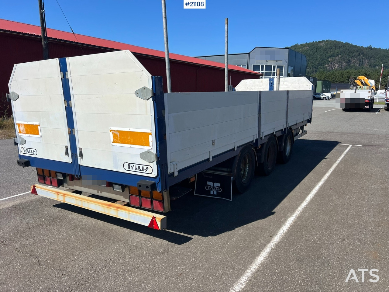 Dropside/ Flatbed trailer Tyllis 3 akslet: picture 17