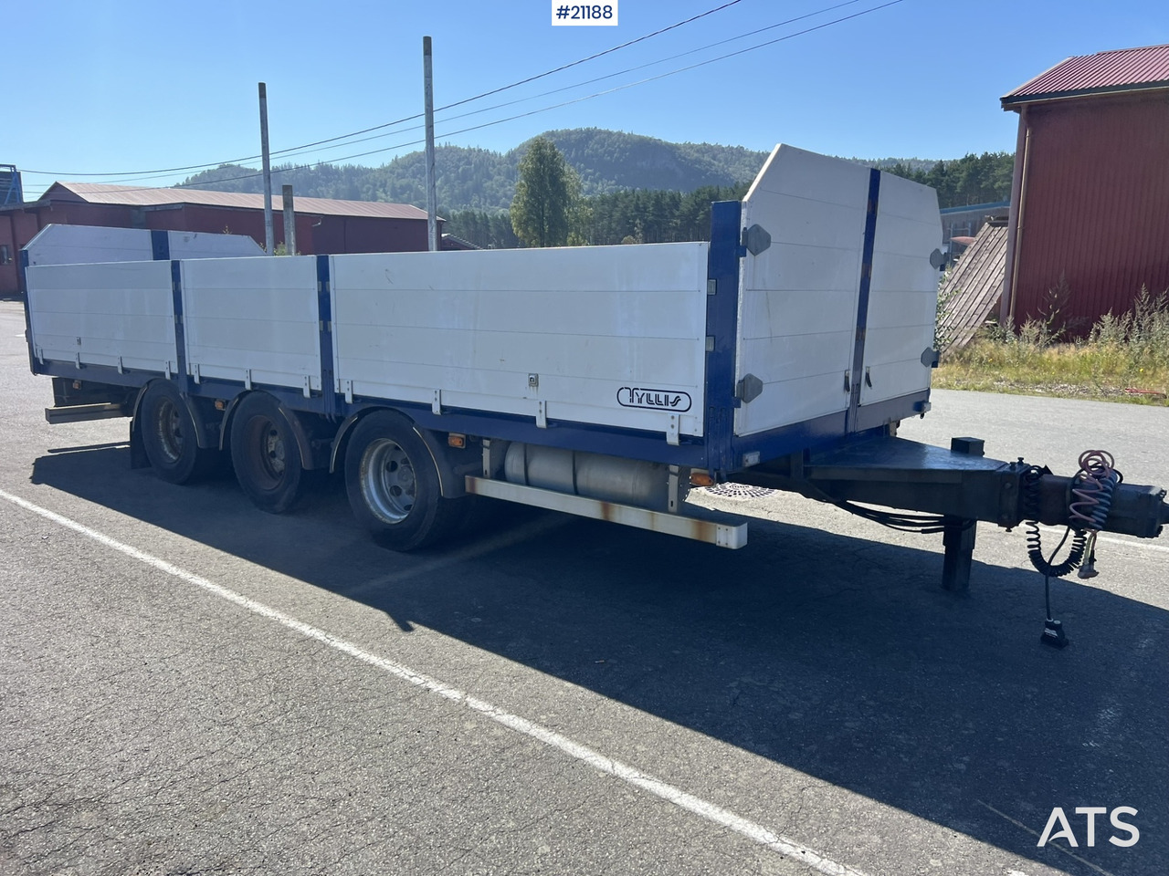 Dropside/ Flatbed trailer Tyllis 3 akslet: picture 13