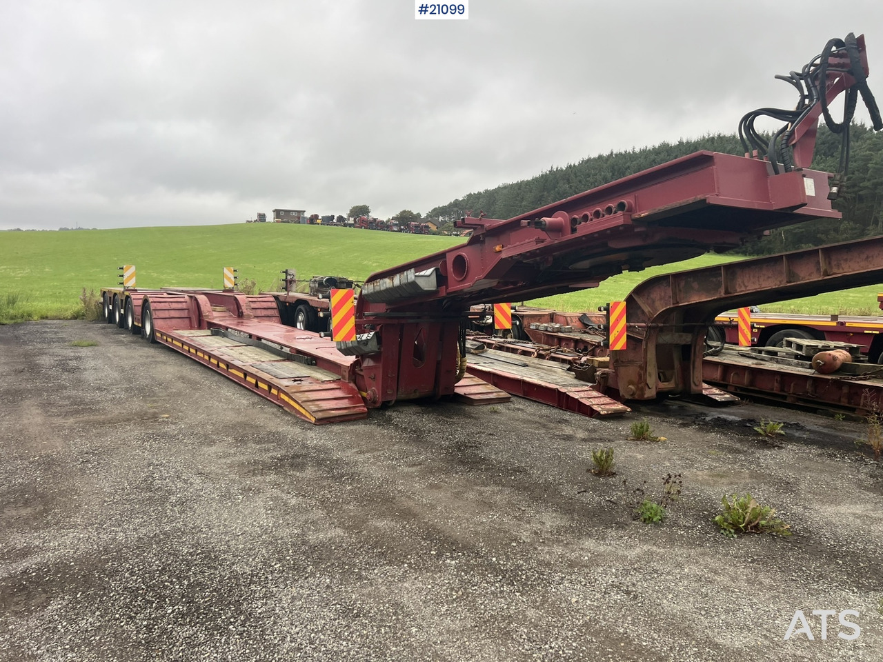 VM Brønntralle m/ Hydraulisk uttrekk på 3 m - Low loader semi-trailer: picture 5 VM Brønntralle m/ Hydraulisk uttrekk på 3 m - Low loader semi-trailer: picture 5