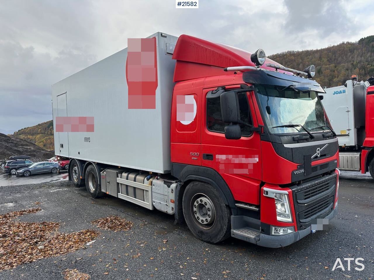 Volvo FM 500 6x2 skapbil m/ full sideåpning og lift. - Box truck: picture 5 Volvo FM 500 6x2 skapbil m/ full sideåpning og lift. - Box truck: picture 5