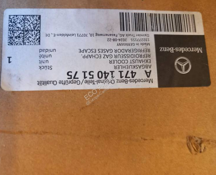 Mercedes - Muffler/ Exhaust system for Truck: picture 1 Mercedes - Muffler/ Exhaust system for Truck: picture 1