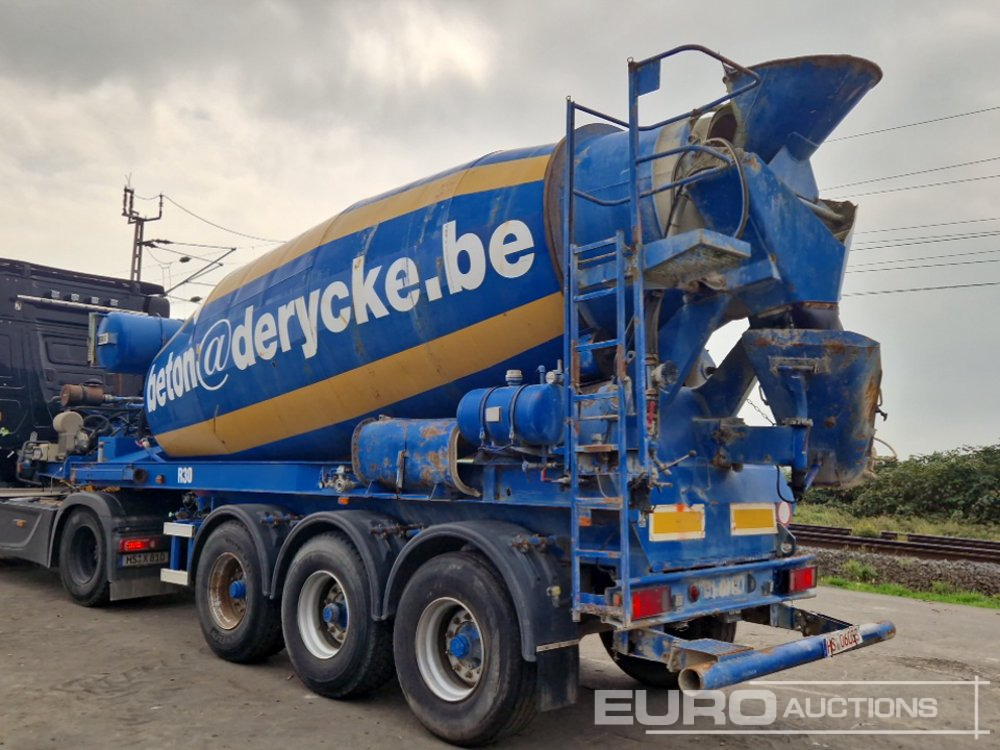 2001 Kumlin SF37.5 3 Axle Concrete Mixer Trailer (German Reg. Docs. Available) - Concrete mixer semi-trailer: picture 3 2001 Kumlin SF37.5 3 Axle Concrete Mixer Trailer (German Reg. Docs. Available) - Concrete mixer semi-trailer: picture 3