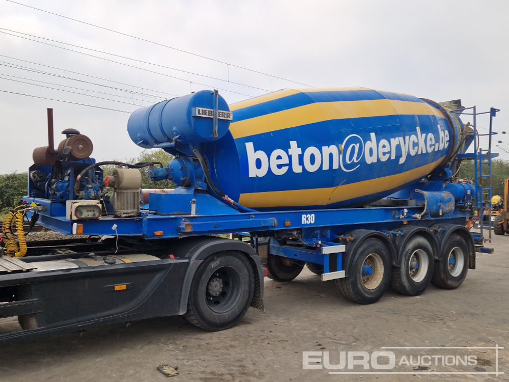 2001 Kumlin SF37.5 3 Axle Concrete Mixer Trailer (German Reg. Docs. Available) - Concrete mixer semi-trailer: picture 1 2001 Kumlin SF37.5 3 Axle Concrete Mixer Trailer (German Reg. Docs. Available) - Concrete mixer semi-trailer: picture 1
