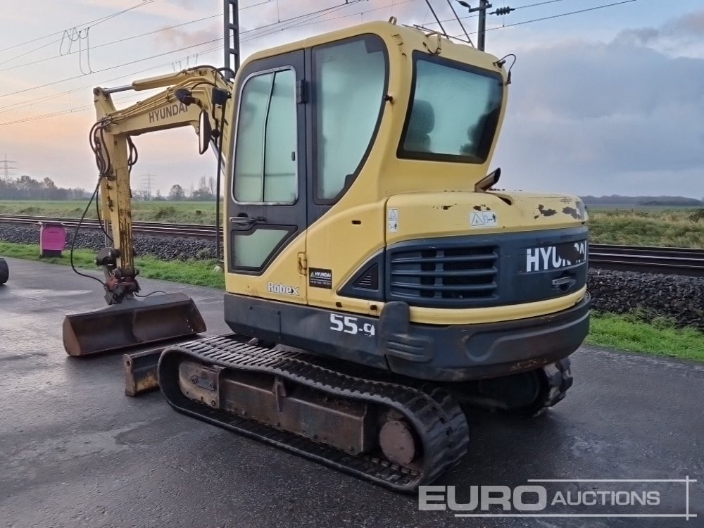 2011 Hyundai ROBEX 55-9 - Mini excavator: picture 3 2011 Hyundai ROBEX 55-9 - Mini excavator: picture 3