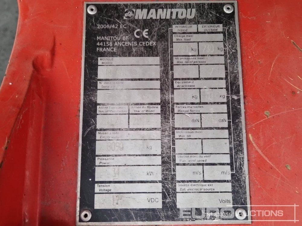 Aerial platform 2012 Manitou 180ATJ: picture 34 Aerial platform 2012 Manitou 180ATJ: picture 34