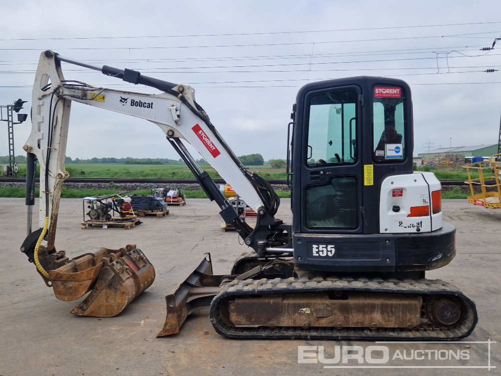 2015 Bobcat E55 - Mini excavator: picture 2 2015 Bobcat E55 - Mini excavator: picture 2