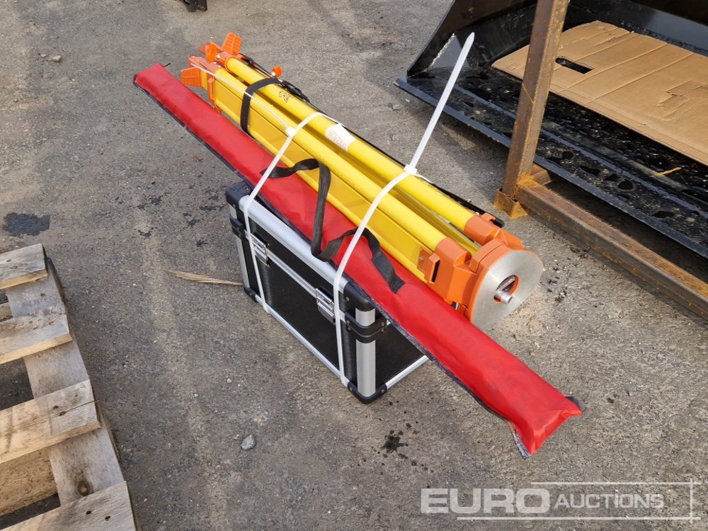 Unused 2025 SKLP Self-Leveling Rotary Laser Level with Batteries, Receiver, Tripod, Grade Rod - Garage equipment: picture 1 Unused 2025 SKLP Self-Leveling Rotary Laser Level with Batteries, Receiver, Tripod, Grade Rod - Garage equipment: picture 1