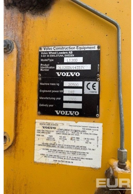 Volvo L120D - Wheel loader: picture 2 Volvo L120D - Wheel loader: picture 2