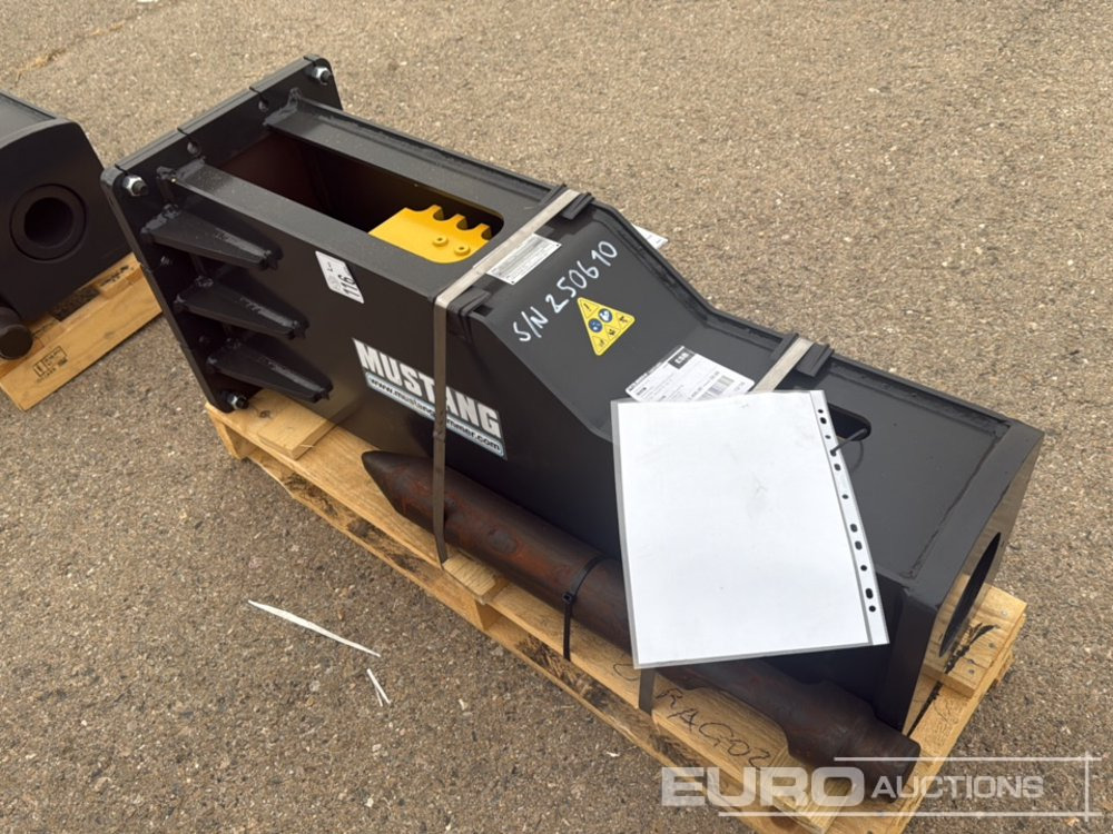 Unused 2025 Mustang GRP150D - Hydraulic hammer: picture 4 Unused 2025 Mustang GRP150D - Hydraulic hammer: picture 4