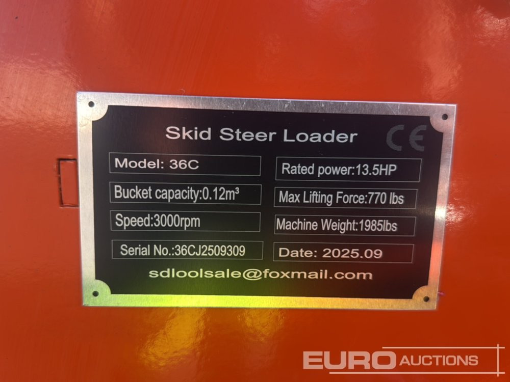 Skid steer loader Unused 2025 SDLOOL 36C: picture 32
