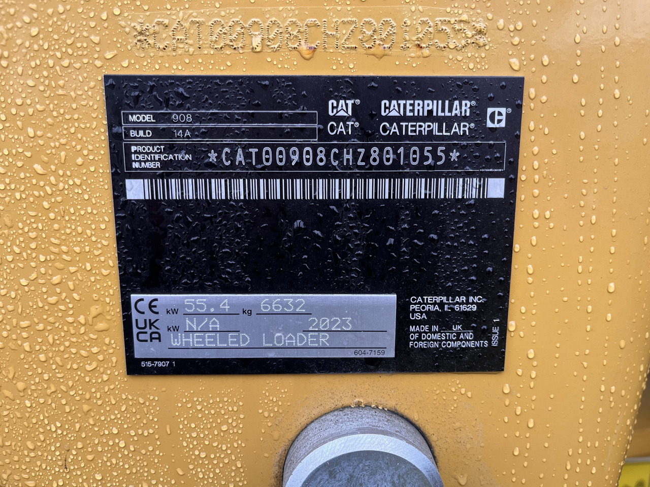 Caterpillar 908 HL - Wheel loader: picture 2 Caterpillar 908 HL - Wheel loader: picture 2