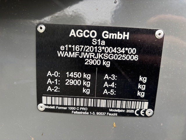 Fendt Former 1000 C PRO - Tedder/ Rake: picture 2 Fendt Former 1000 C PRO - Tedder/ Rake: picture 2