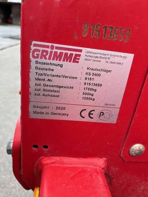 Grimme Krautschlegler KS 5400 - Harvester: picture 4 Grimme Krautschlegler KS 5400 - Harvester: picture 4