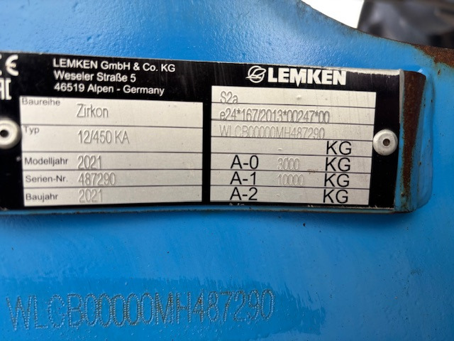 Lemken Solitair 9 KA / 450-DS 125 - Seed drill: picture 2 Lemken Solitair 9 KA / 450-DS 125 - Seed drill: picture 2
