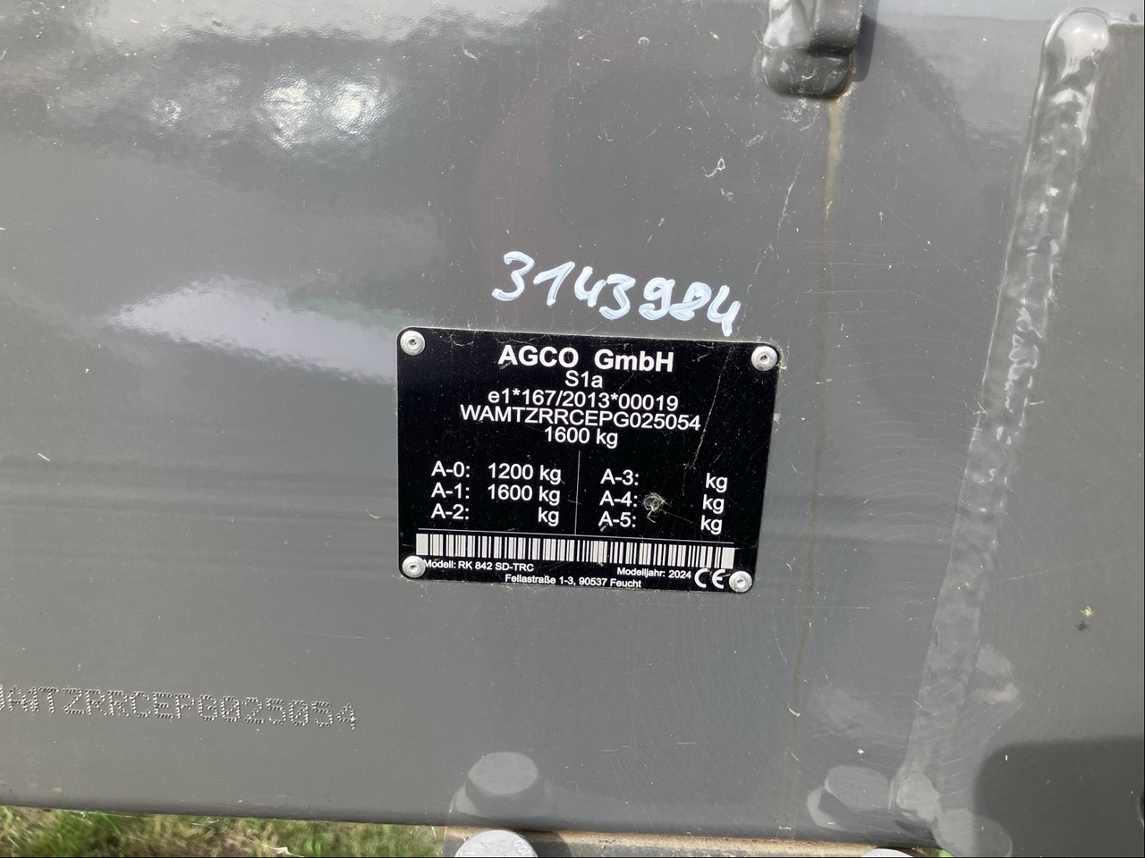 Massey Ferguson RK 842 SD-TRC - Tedder/ Rake: picture 2 Massey Ferguson RK 842 SD-TRC - Tedder/ Rake: picture 2