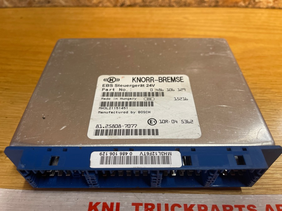 MAN EBS ECU 81.25808-7077 - Electrical system for Truck: picture 1 MAN EBS ECU 81.25808-7077 - Electrical system for Truck: picture 1