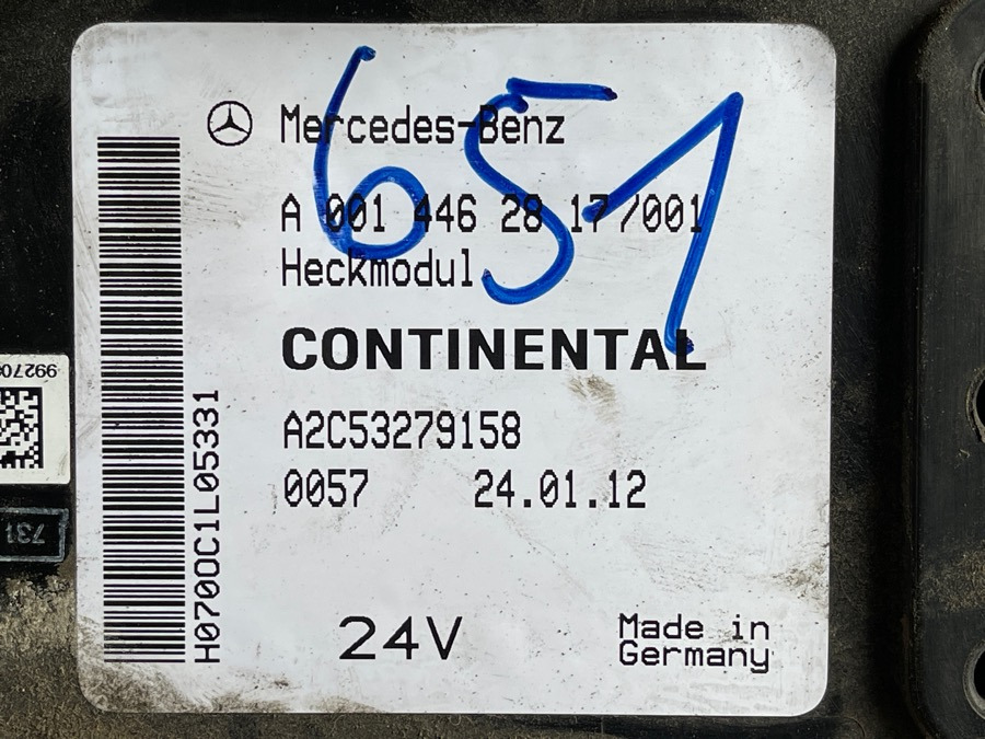 MERCEDES ECU A0014462817 - Electrical system for Truck: picture 1 MERCEDES ECU A0014462817 - Electrical system for Truck: picture 1